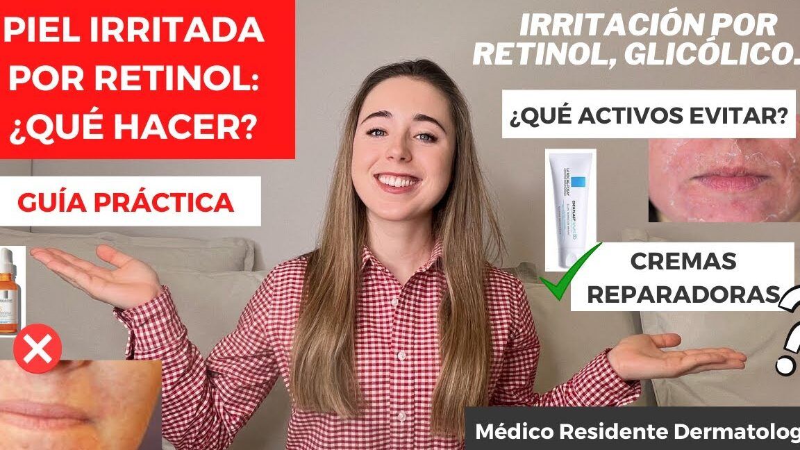 contorno de ojos irritado por retinol