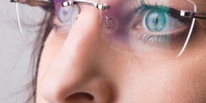 gafas graduadas sin montura para mujer