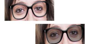 gafas progresivas con cristales oscurecidos