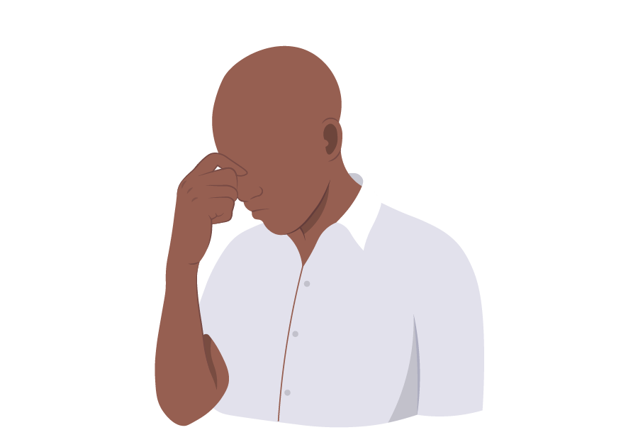 hormigueo en la punta de la nariz