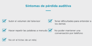 primeros sintomas de la sordera