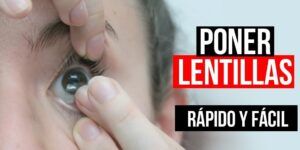 tecnica segura para poner lentillas